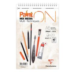 PaintON bloc spiralé 20F A5+ 250g