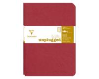 Set de 2 carnets piqués Age Bag A5 96 pages ligné - Rouge