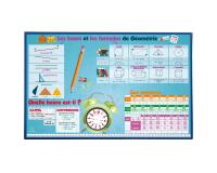 Sous-main rigide PVC Maths - 37,5 x 57,5 cm - Visuel