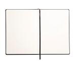 Rhodia Touch - Calligrapher Book - brochure rembordé rigide A4 portrait 64p uni papier simili Japon naturel 250g - Noir