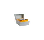 Karteikassette aus Metall, 174x240x210mm - Grau