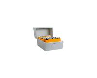 Karteikassette aus Metall, 174x240x210mm - Grau