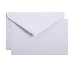 Ensemble Vélin de France 10 cartes + 10 enveloppes C6, sous sachet - Blanc