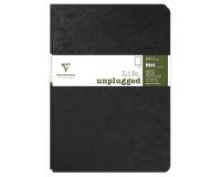 Set de 2 carnets piqués Age Bag A4 96 pages uni - Noir