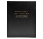 Aktienregister 100 Blatt - Schwarz