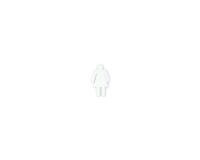 * Silhouette femme - Blanc