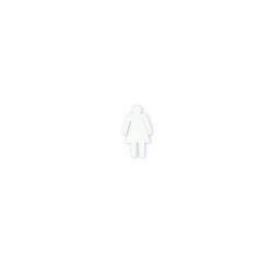 * Silhouette femme - Blanc