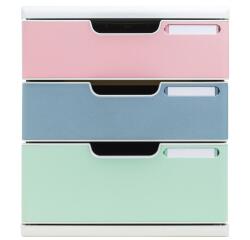 ModuloA4+3 drawers Autentik - Assorted colours