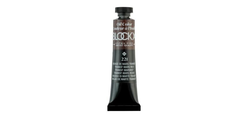 Peinture à l'huile extra-fine tube 20ml - Rouge de Mars Transparent