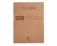 Paint'ON assorti bloc collé bords frangés 22,9x30,5cm 50F 250g - Assortiment