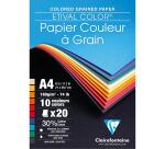 Clairefontaine Etival Colour Drawing Pad - A4 - 20 Sheets - 160gsm - Bright Assortment
