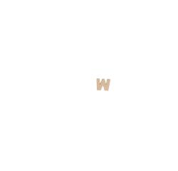Petite lettre kraft w 8,5cm - Kraft