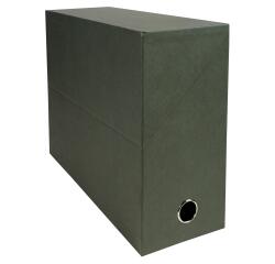 Transfer Box Economical 120mm Spine - Dark green
