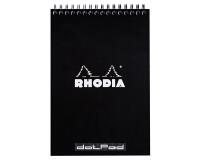 Notepad A5 80 feuilles DOT 80 g - Noir