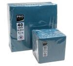 Paquet de 50 serviettes cocktail micro-gaufrées ouate 2 plis - 20x20 cm