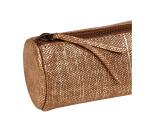 KLEO-PATHRA CUIR Trousse ronde Ø5,5x22 cm Or