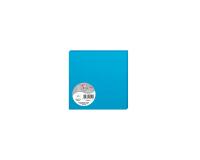 Paquet de 25 cartes simples Pollen 135x135mm 210g/m² - Bleu turquoise