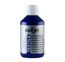 DARWI Stoffmalfarbe, Flasche 250ml, Dunkelblau - Dunkelblau