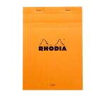 Bloc agrafé N°16 A5 80 feuilles lignées + marge 80 g - Orange