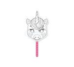 Graffy Stick, Licorne - Rose