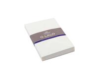 25 enveloppes C6 (114x162mm) Vergé de France doublées gommées - Blanc