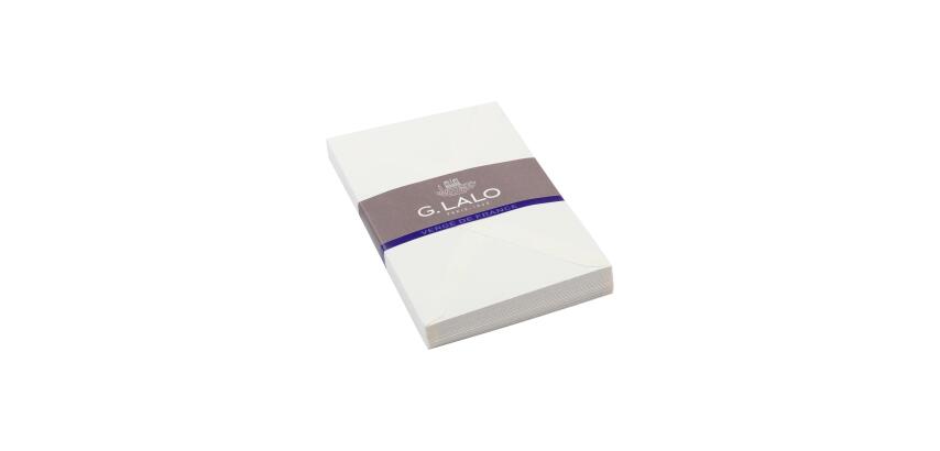 25 enveloppes C6 (114x162mm) Vergé de France doublées gommées