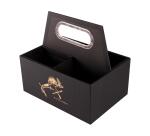 Flying Spirit, tragbare Box für Schreibaccessoires, 22x14x19 cm - Schwarz