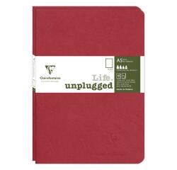 Set de 2 carnets piqués Age Bag A5 96 pages uni - Rouge
