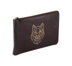 BLACK FOREST Universal Pouch 27x19 cm, Wolf - Black and Gold