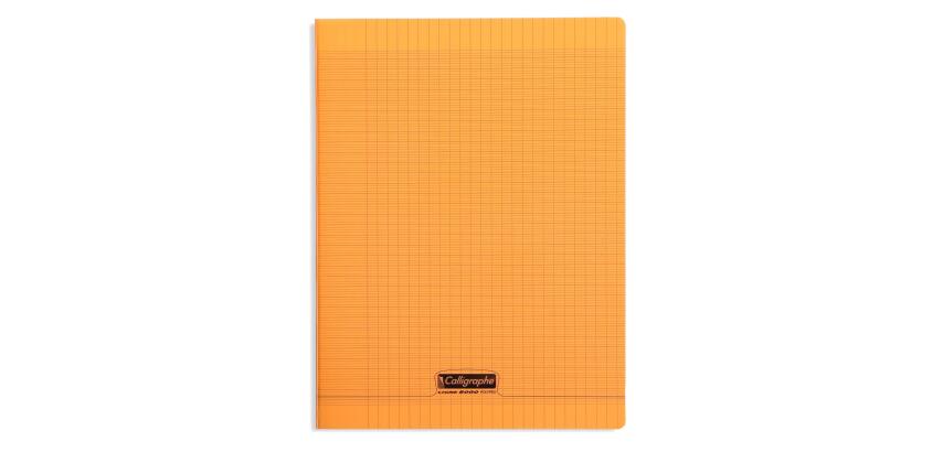 Cahier piqué 8000 POLYPRO 24x32 cm 96 pages grands carreaux 90 g