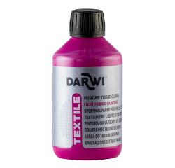 DARWI Stoffmalfarbe, Flasche 250ml, Rubinrot - Rubinrot|