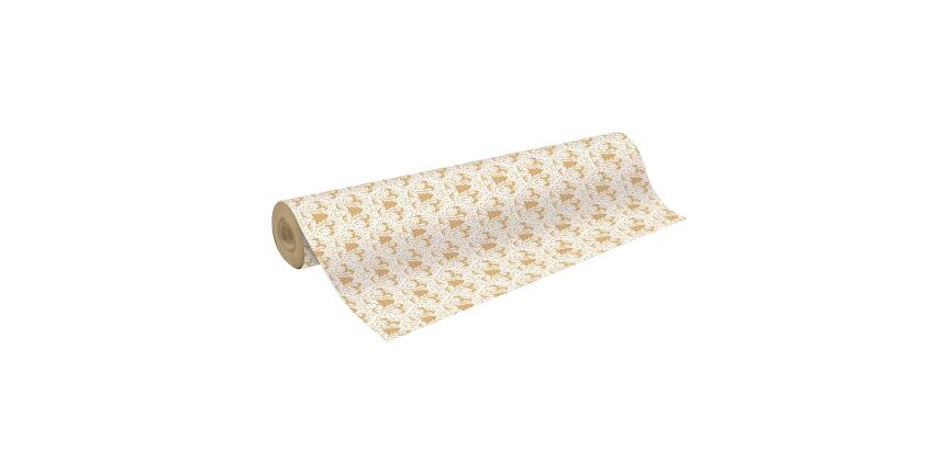 Kraft 70g,Tiny 50x0,35m Dalécarlie blanc - Blanc