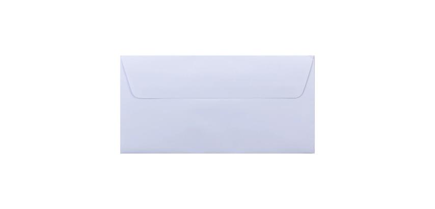 25 enveloppes doublées DL Vélin adhésives - extra blanc