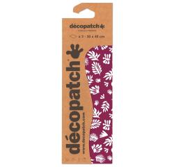 Etui 3 identieke vellen Ref 859 - Rood