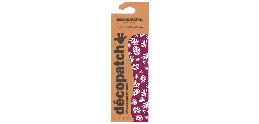 Pochette 3 Feuilles Identiques Ref 859 - Rouge