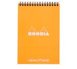 Rhodia Classic Integral Binding Pad 14.8x21 cm 80 dot microperforated sheets 80g - Orange