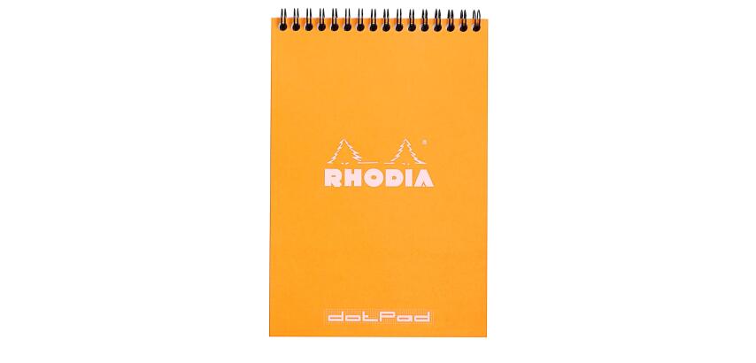 Rhodia Classic Integral Binding Pad 14.8x21 cm 80 dot microperforated sheets 80g - Orange