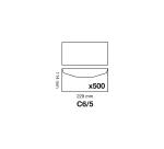 Boite de 500 Enveloppes Blanches DL2-114x229mm - Gommée Mécanisable - 80g/m2 - pour machine de mise sous pli automatiquE - Blanc