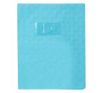 Protège-cahiers grain losange PVC 18/100ème avec porte-étiquette 17x22 cm