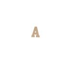 Lettre A kraft 20cm - Kraft