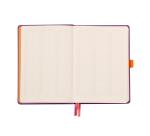 Rhodiarama Goalbook rembordé rigide A5 240 pages dot papier ivoire 90g - Violet