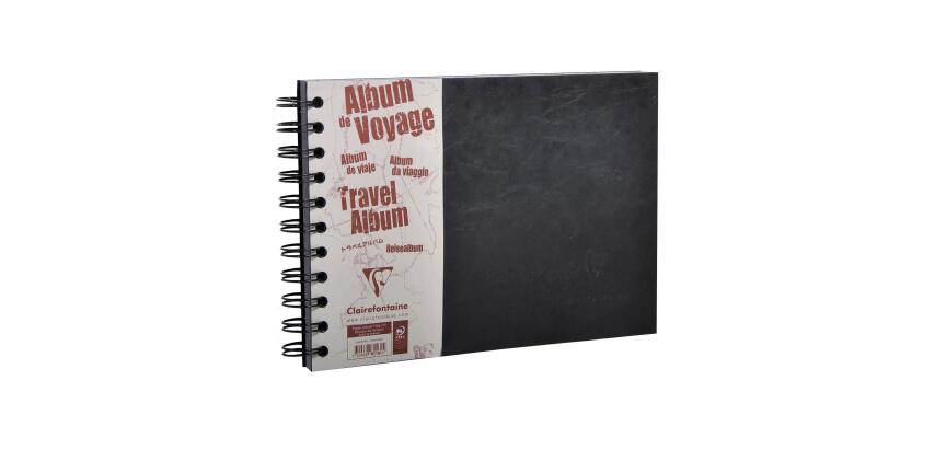 Album de voyage Age Bag reliure intégrale A5 paysage 80 pages ligné 120g + uni à grain 160g