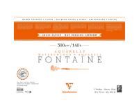 Fontaine paquet 4 bords frangés 5F 56x76cm 300g grain satiné