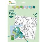 Graffy Paint, Dino 20x20 cm - Vert