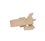 Plane Shaped Letter Box 55x53x20cm - Kraft