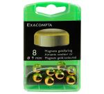 Magnete, Schachtel mit 8 Stück, F9-Magnetstärke, Ø9mm