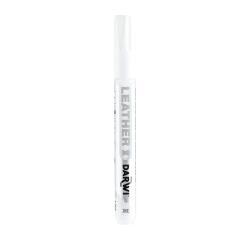 DARWI Ledermarker, Spitze 2mm, Inhalt 6ml, Weiß - Weiß