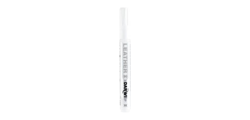 DARWI Marqueur Peinture sur Cuir Pointe Conique Fine 2mm - Blanc