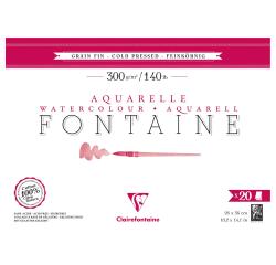 Fontaine bloc collé 4 côtés 20F 26x36cm 300g grain fin
