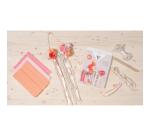 KIT CRÉPON, Décoration macramé 20,5x1,5x30cm - Assortiment
